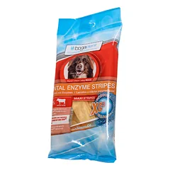 BOGADENT DENTAL ENZYME STRIPES MAXI DOG  kramtomasis užkandis didelių veislių šunims saugantis nuo apnašų susidarymo,100 g