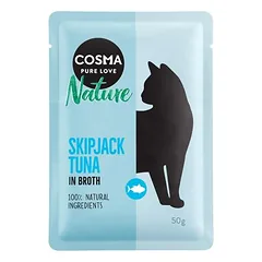 Cosma Nature bandomasis rinkinys šviežumo maišeliuose, drėgnas maistas katėms — 5 nuotrauka