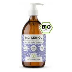 Wolfsbacher Natur ekologiškas linų sėmenų aliejus šunims, 500 ml — 3 nuotrauka