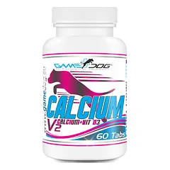 Game Dog Calcium + D3 60tbl. - kalcis ir vitaminas D3 šunims