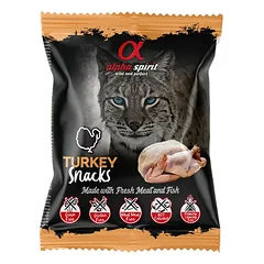 ALPHA SPIRIT SNACKS CAT skanukai katėms su kalakutiena 50g
