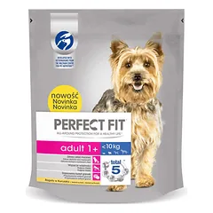PERFECT FIT Adult 1+ sausas visavertis ėdalas suaugusiems mažų veislių šunims su daug vištienos 825 g