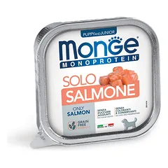 Monge Monoproteico Solo – Wet Dog Pate 100% Salmon PUPPY 150g (pak24)