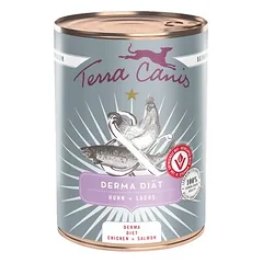 Terra Canis Derma Diet drėgnas maistas šunims, ekonominė pakuotė 12 x 400 g