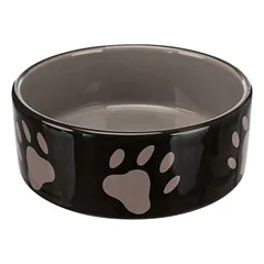 TRIXIE Dubenėlis, su letenėlėmis, keramika, 0.3 l, ø 12 cm, rudas-smėlio