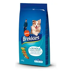 Brekkies Dog su lašiša, sausas maistas šunims