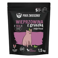 PAKA ZWIERZAKA Seventh Heaven Sausas maistas Kiauliena ir kriaušės S 1,5 kg