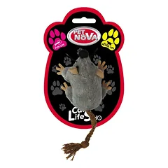 PET NOVA Plush Mouse pliušinė pelė katėms
