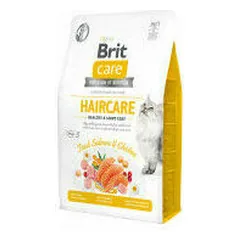 Brit Care Cat GF Haircare Healthy & Shiny Coat sausas maistas katėms 2 kg — 2 nuotrauka