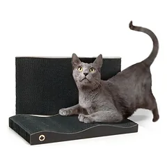 Canadian Cat Company Kratzblock aus zwei Kratzwellen 2 in 1 Kratzpappe