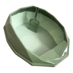 Tualetas katėms, 37,5x28,5x14 cm — 4 nuotrauka