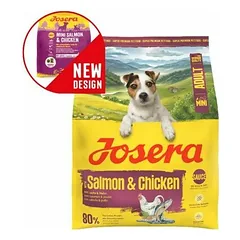 Josera Dog Super Premium Mini Adult su lašiša ir vištiena, sausas maistas šunims 900 g