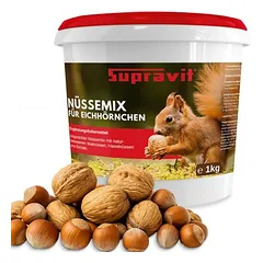 Supravit Nüsse-Mix für Eichhörnchen - Eichhörnchenfutter Artgerecht