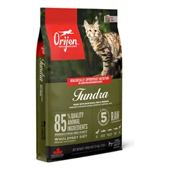 Orijen Tundra Cat sausas pašaras katėms, 5.4 kg parduotuvėje ramiosblusos.lt