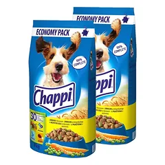 CHAPPI 2x9kg - sausas maistas šunims su paukštiena ir daržovėmis