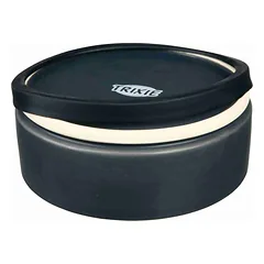 Trixie Ceramic Bowl With Rubber Bottom keraminis dubenėlis šunims ir katėms su neslystančiu dugnu, 0.4 l/ø 12 cm — 2 nuotrauka