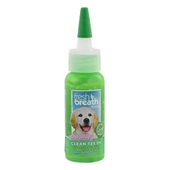 Tropiclean Fresh Breath Clean Teeth Gel šuniukams - dantų gelis šuniukams, burnos higienai, 59ml — 2 nuotrauka