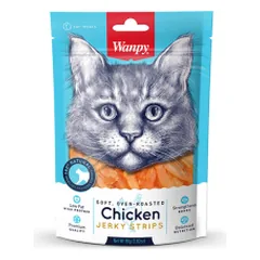 Wanpy Chicken Jerky Strips vištienos juostelės skanėstai katėms, 80 g