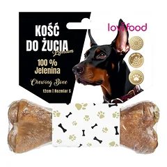 Lovi Food Premium kramtomas elnio kailis - kramtomas kaulas šunims, 100% elnias