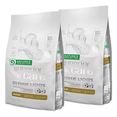 NATURES PROTECTION Superior Care Grain Free White Dog Junior visų veislių šunims 2x1,5kg