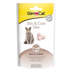 GimCat Skin & Coat Tabs pašaro papildas katėms