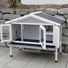 Kerbl Pet graužikų narvas 4-Season Superior, L 130 x B 66 x H 110 cm – pristatymas į DE negalimas — 2 nuotrauka
