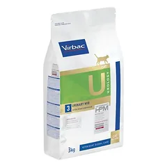 Virbac Veterinary HPM Cat Urology Water Intake & Behaviour U3, sausas maistas katėms — 2 nuotrauka