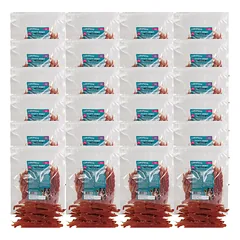 CHRUP&GO Džiovintos antienos krūtinėlės juostelės, 24 × 500 g – skanėstas šunims