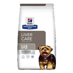 Hill's Prescription Diet Dog L/D Liver Care, veterinarinis maistas šunims 4 kg