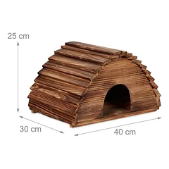Ežių namelis Relaxdays 10046788.0, 40 × 25 × 30 cm — 4 nuotrauka