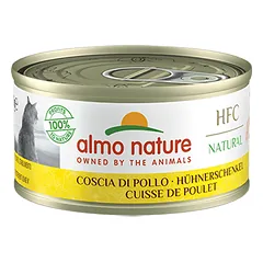 Almo Nature HFC Natural vištienos šlaunelių konservai katėms, 70 g