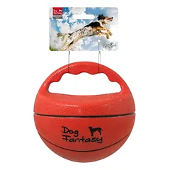 Dog Fantasy garsinis kamuolys su rankena – 15 cm — 3 nuotrauka