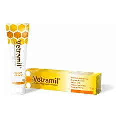 Vetramil gydomasis medaus tepalas žaizdoms gydyti, 30 g