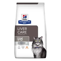 Hill’s PD Feline l/d sausas maistas katėms su vištiena, kepenų veiklai 1,5 kg