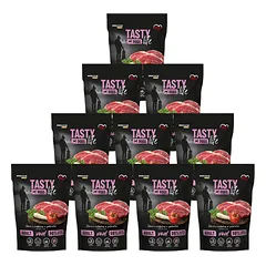 Tasty Dogs Life veršienos želė patiekalas 10x150g