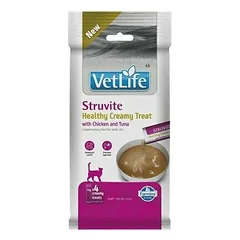 Farmina Vet Life Cat Struvite Healthy Creamy Treat Chicken & Tuna 4x15 g