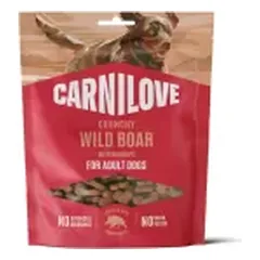 CARNILOVE Crunchy Snack WILD BOAR with Rosehips