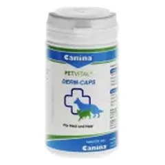 CANINA Petvital Derm Caps maisto papildas šunims ir katėms
