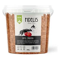 FIDELIS Veggie juostelės su obuoliu, skanėstai šunims (500 g kibiras)