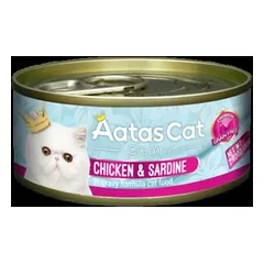 Aatas Cat Creamy Chicken Sardine Konservai Katėms Su Vištiena Ir Sardine 80g — 2 nuotrauka