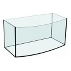 Akvariumas ovalus 50x30x30 cm, 4 mm, 45 l
