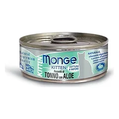 Monge konservai kačiukams su tunu ir alaviju 12x80g