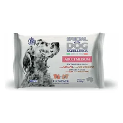 Special Dog Excellence Multipack Pouches Medium Adult su jautiena / žvėriena, drėgnas maistas šunims 4x100 g