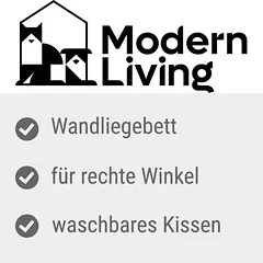 Modern Living Wandliegebett Serra, natūrali / smėlio spalvos — 4 nuotrauka