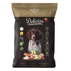 Sausas šunų maistas Delicias Dog Adult Soft pusiau minkštas, 3 kg