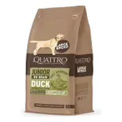 QUATTRO JUNIOR Large Breed begrūdis sausas pašaras didelių veislių jauniems šunims su antiena