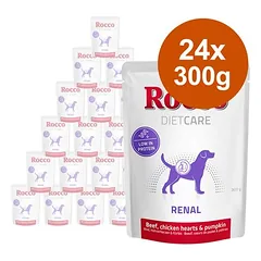 Rocco Diet Care Renal su jautiena, vištiena ir moliūgu, drėgnas maistas šunims 300 g, paketėlis — 5 nuotrauka