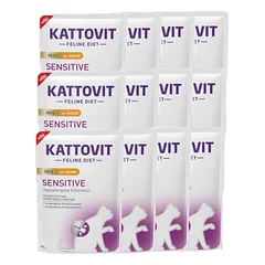 Kattovit Sensitive vištienos paštetas, 12x85 g maišelis
