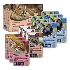 Bozita kąsneliai drebučiuose, mišrus rinkinys 12 x 85 g, drėgnas maistas katėms — 5 nuotrauka