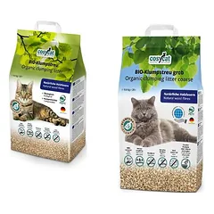 CosyCat Bio- Klumpstreu Kombi Angebot Grob + Fein